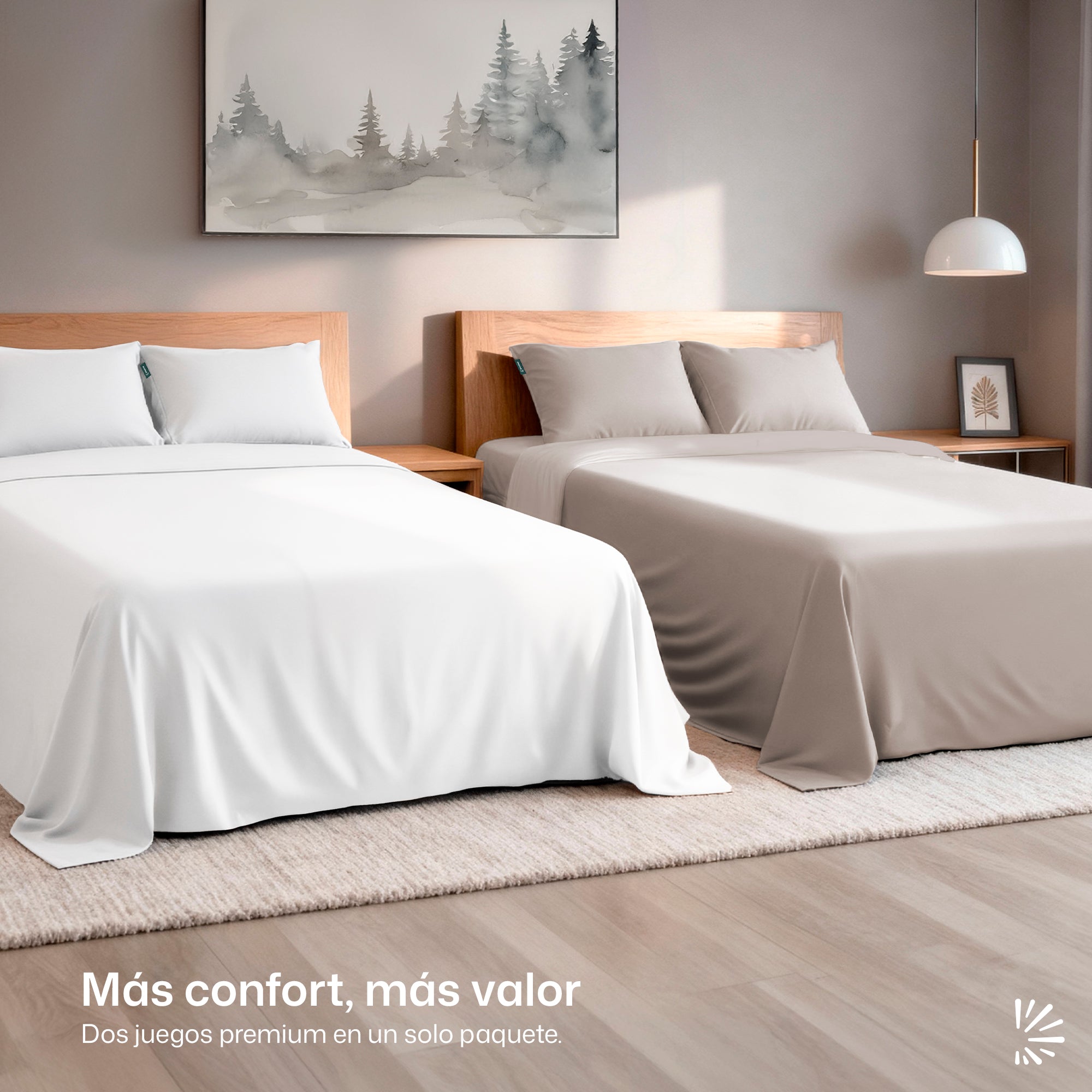 Set de Sabanas DreamSoft® Liso