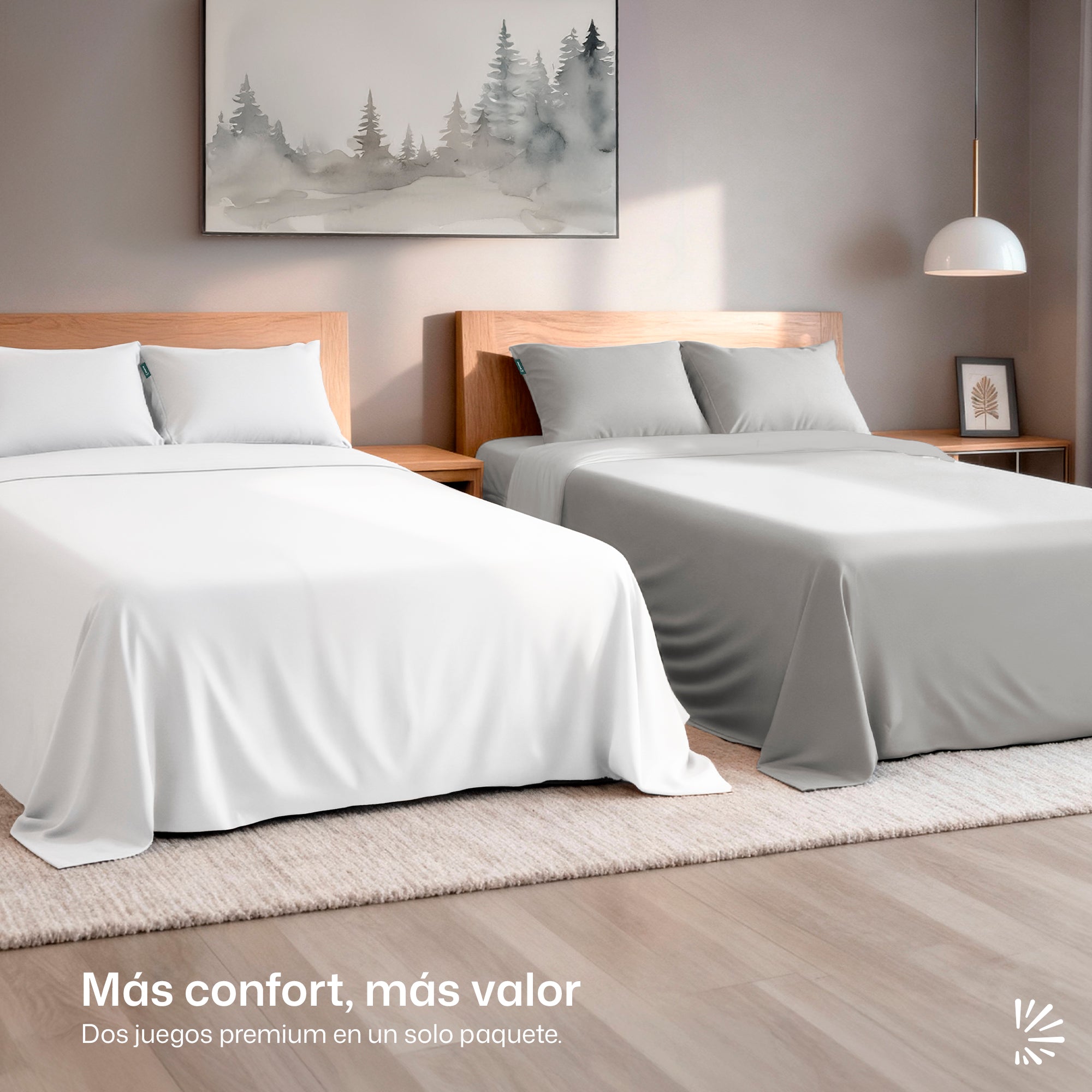 Set de Sabanas DreamSoft® Liso