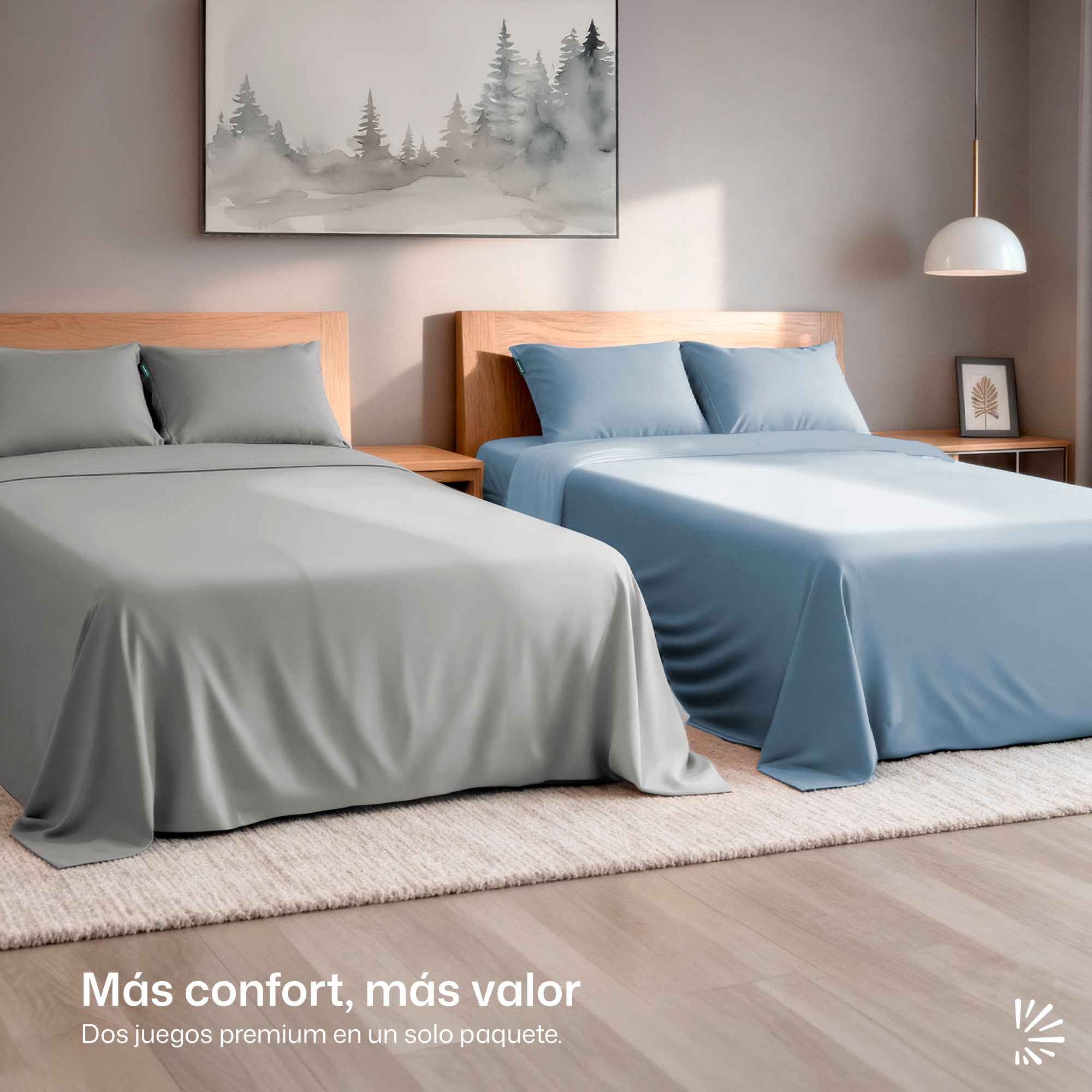 Set de Sabanas DreamSoft® Liso
