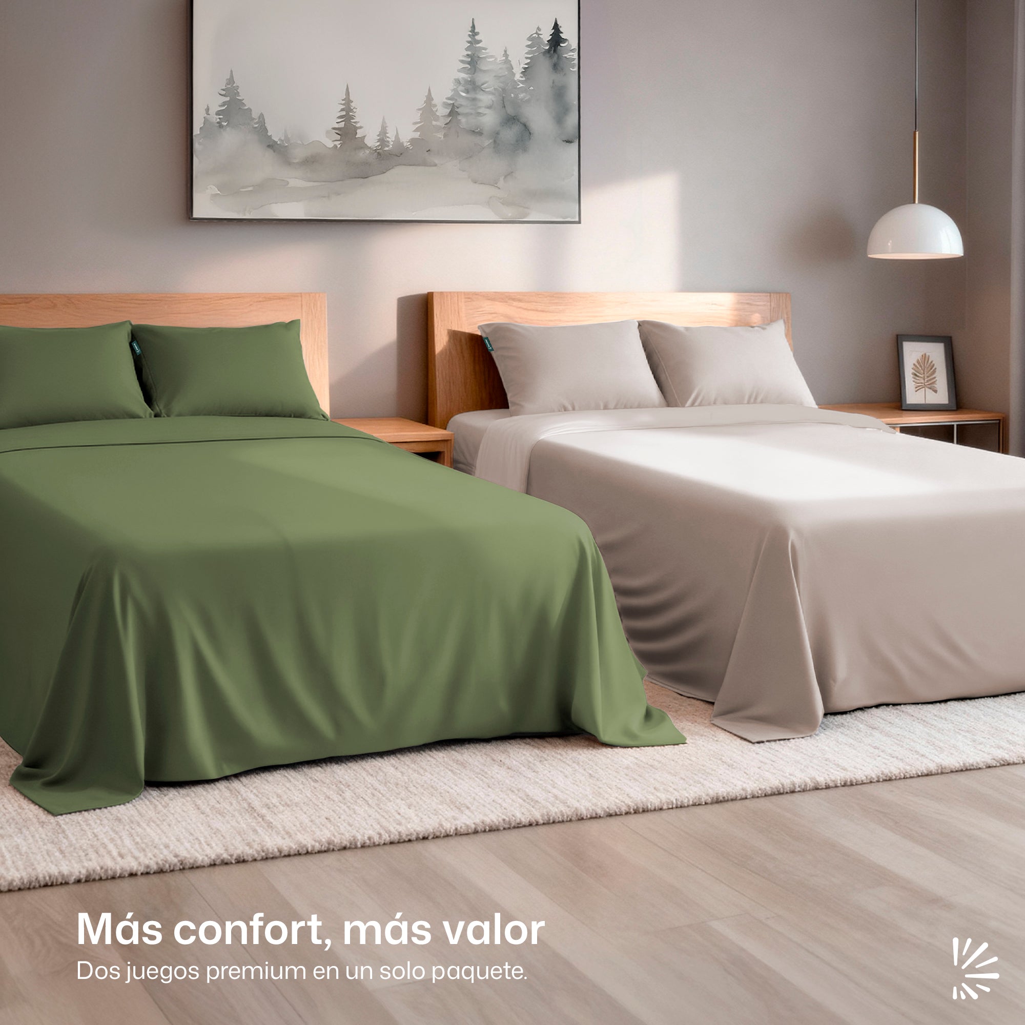 Set de Sabanas DreamSoft® Liso