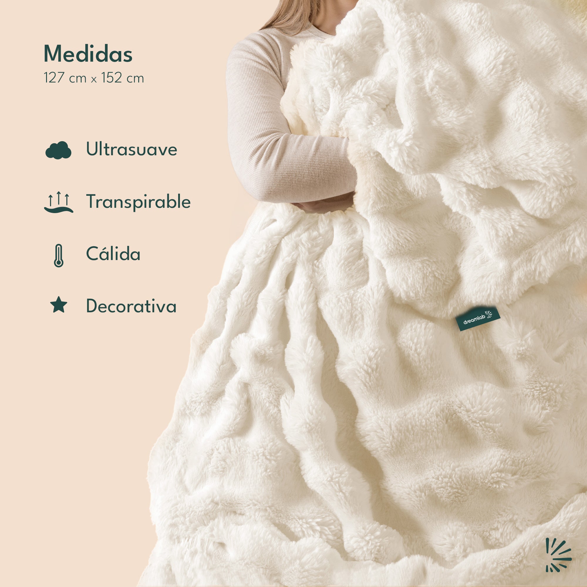 Colcha Manta Tipo Rabbit