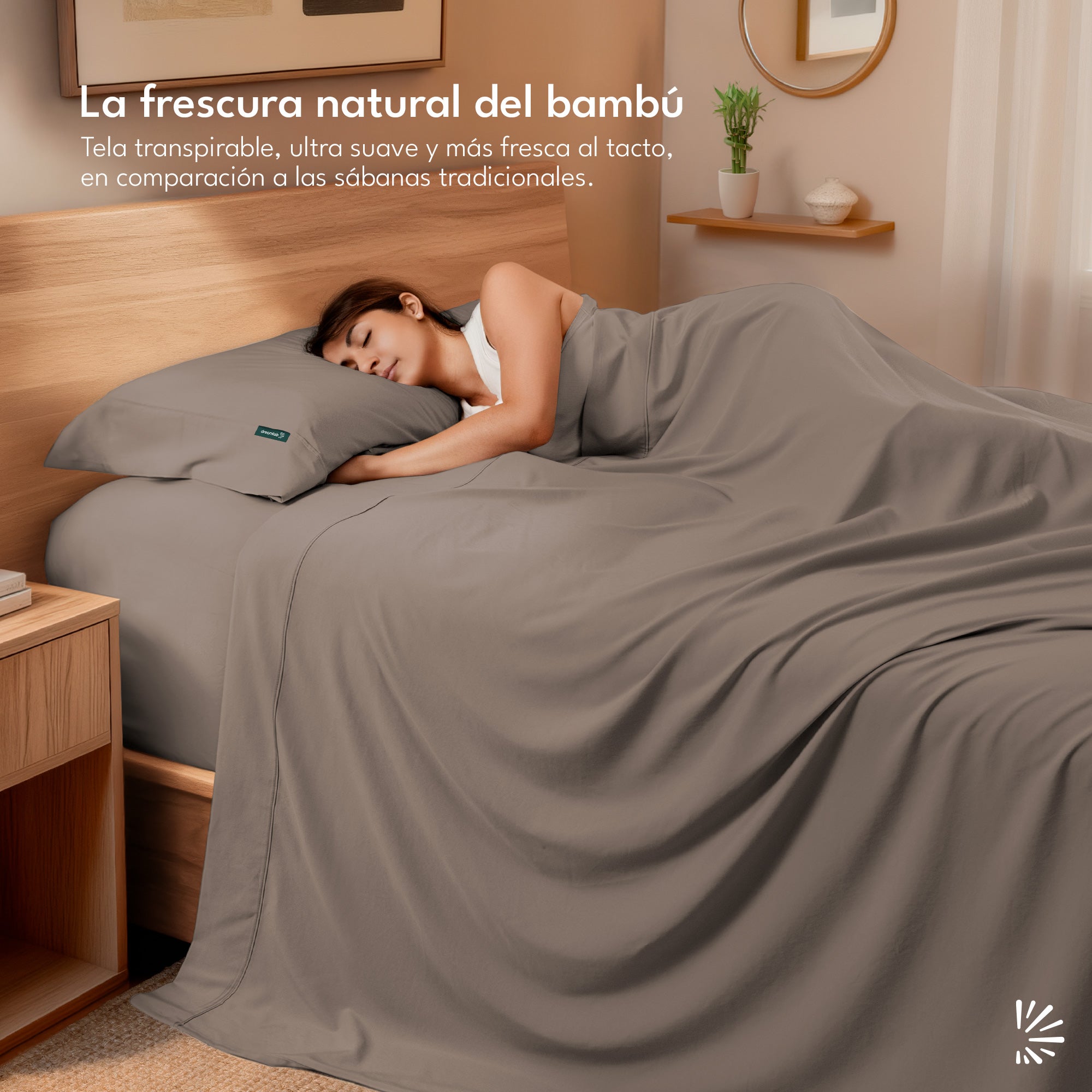 Juego de Sábanas Bambú con Microfibra