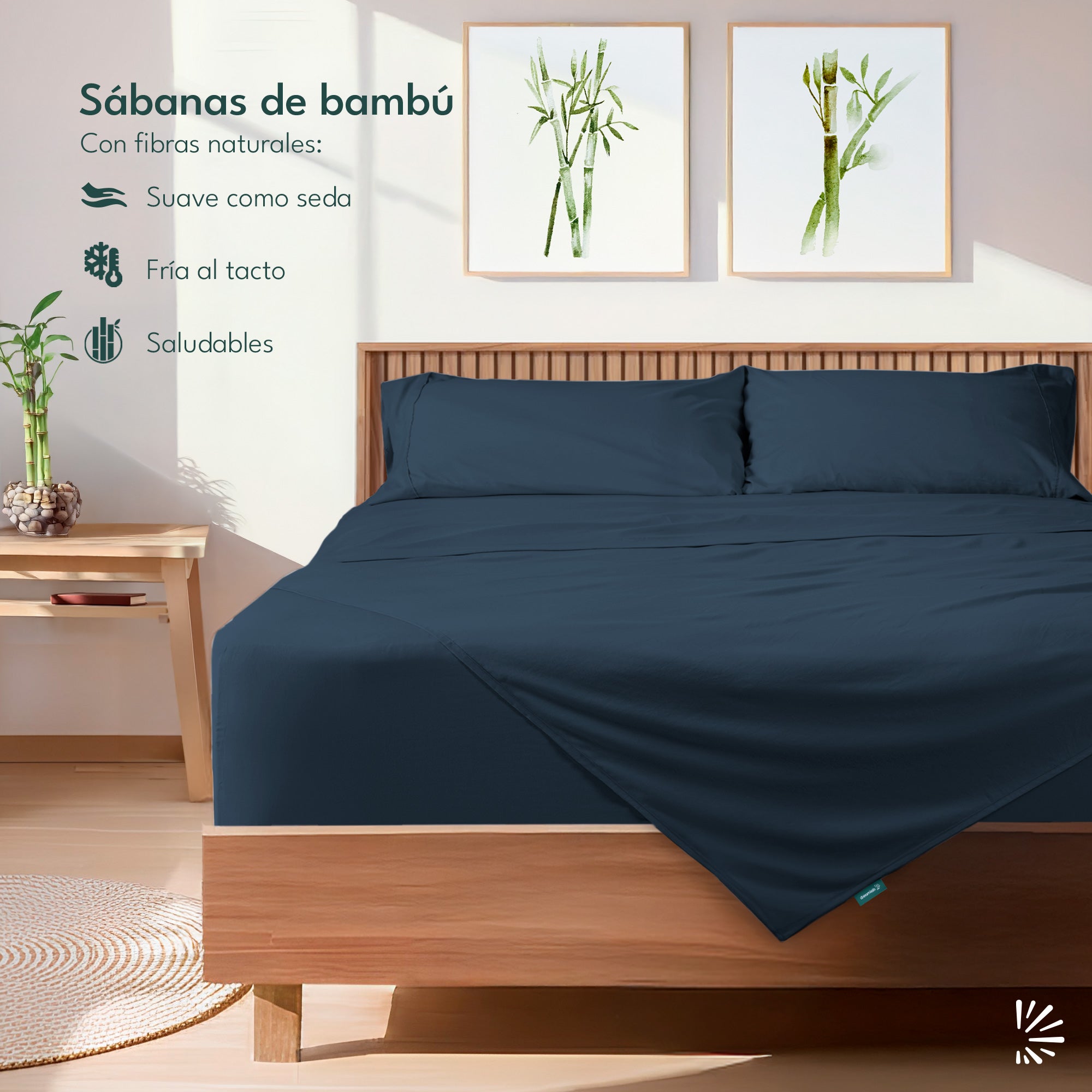 Juego de Sábanas Bambú con Microfibra