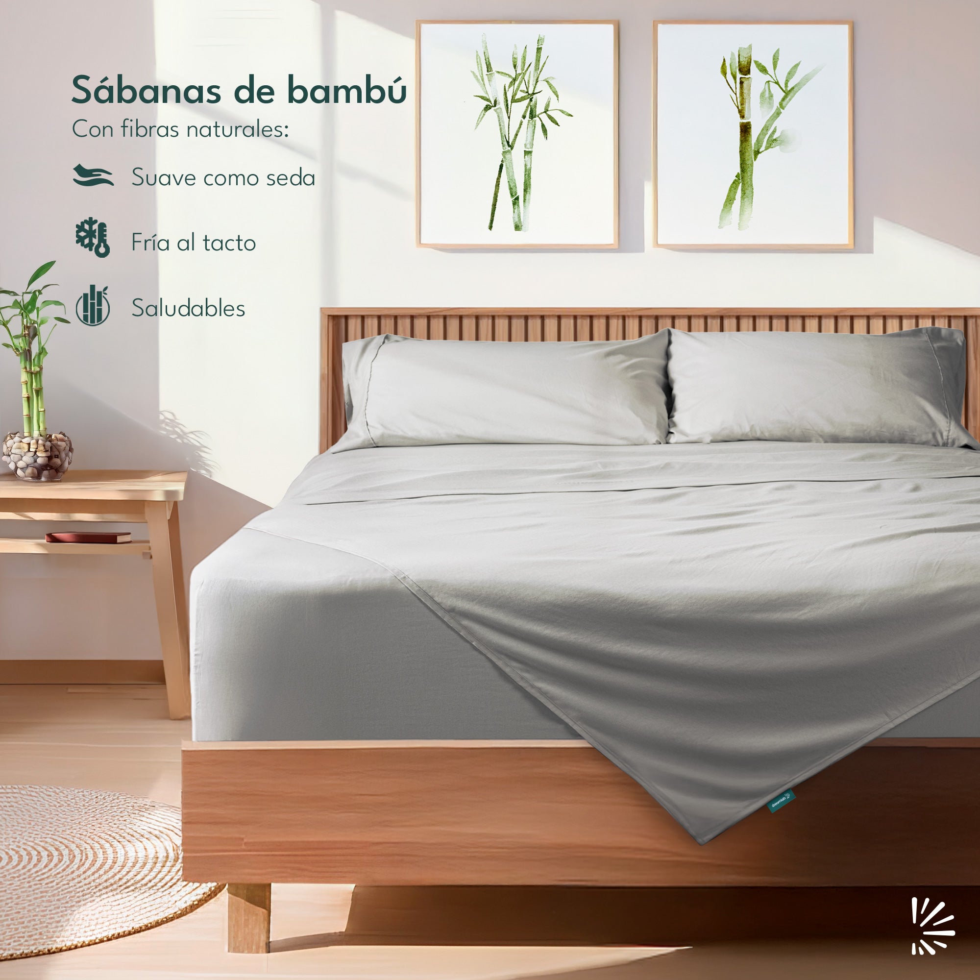 Juego de Sábanas Bambú con Microfibra
