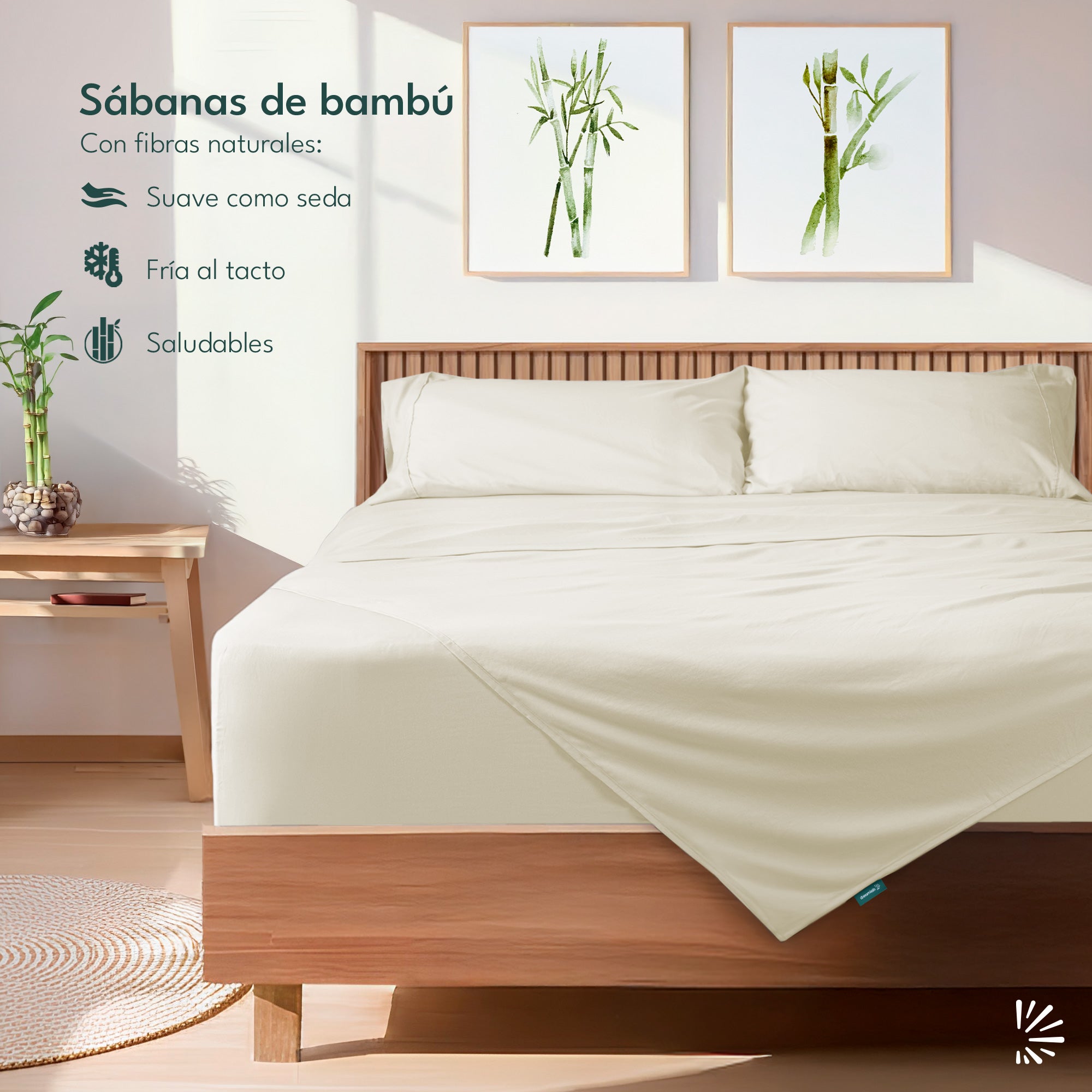 Juego de Sábanas Bambú con Microfibra