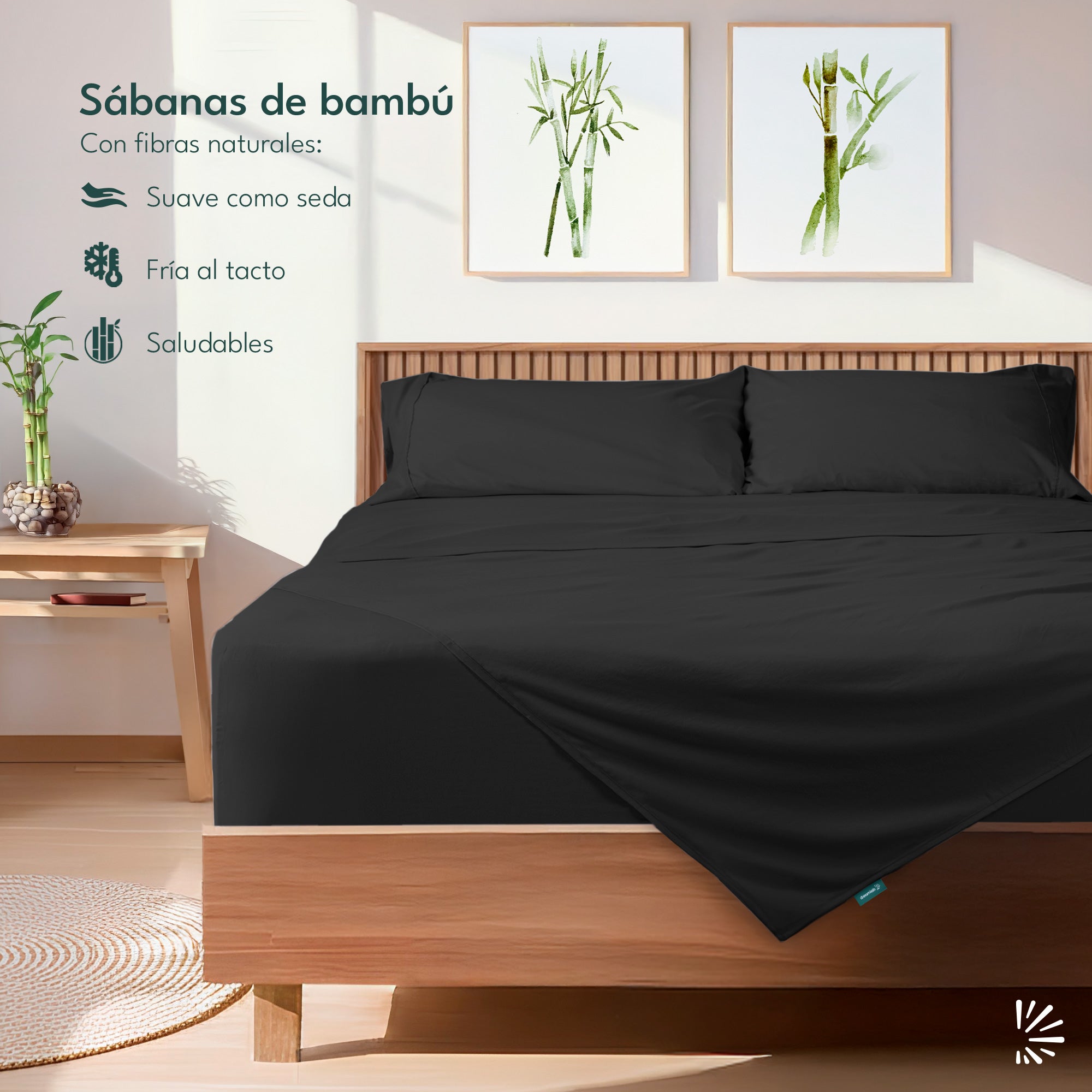 Juego de Sábanas Bambú con Microfibra