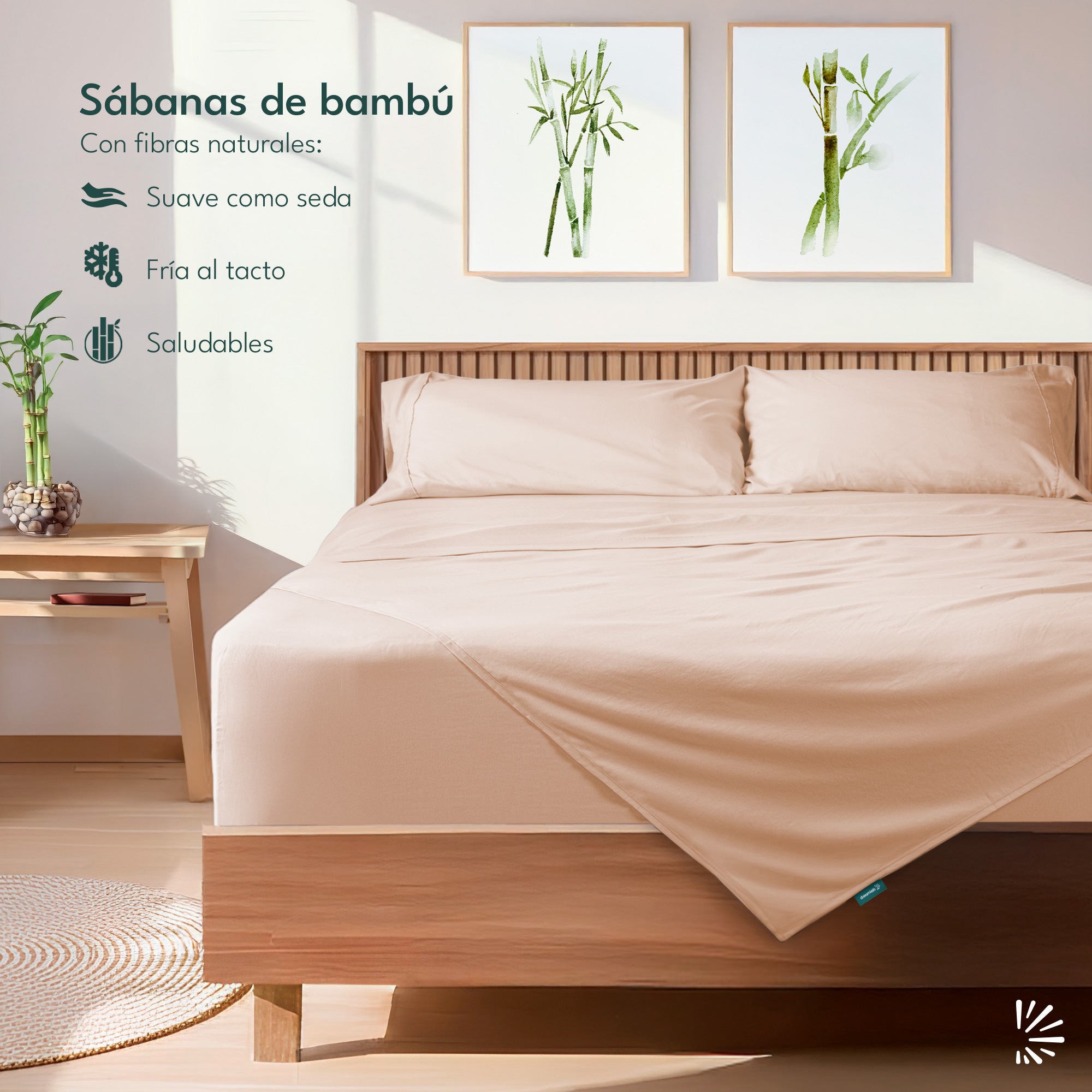 Juego de Sábanas Bambú con Microfibra