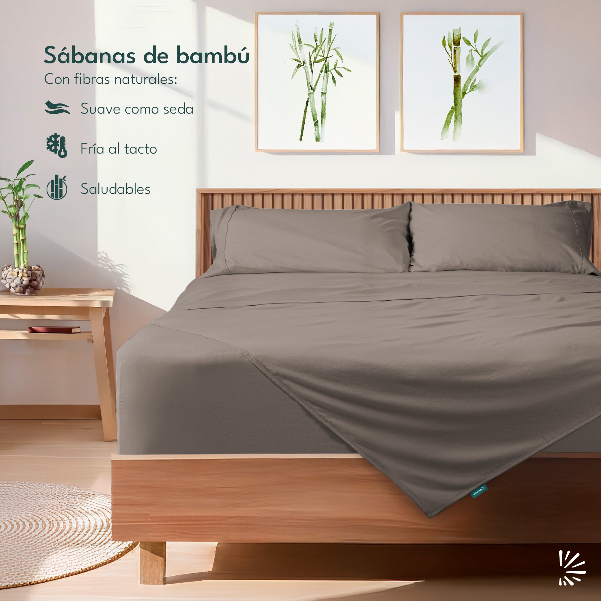 Juego de Sábanas Bambú con Microfibra
