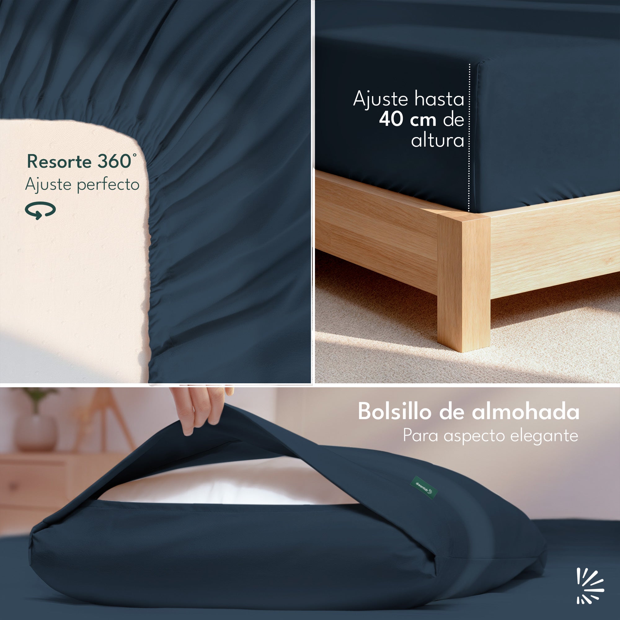 Juego de Sábanas Bambú con Microfibra