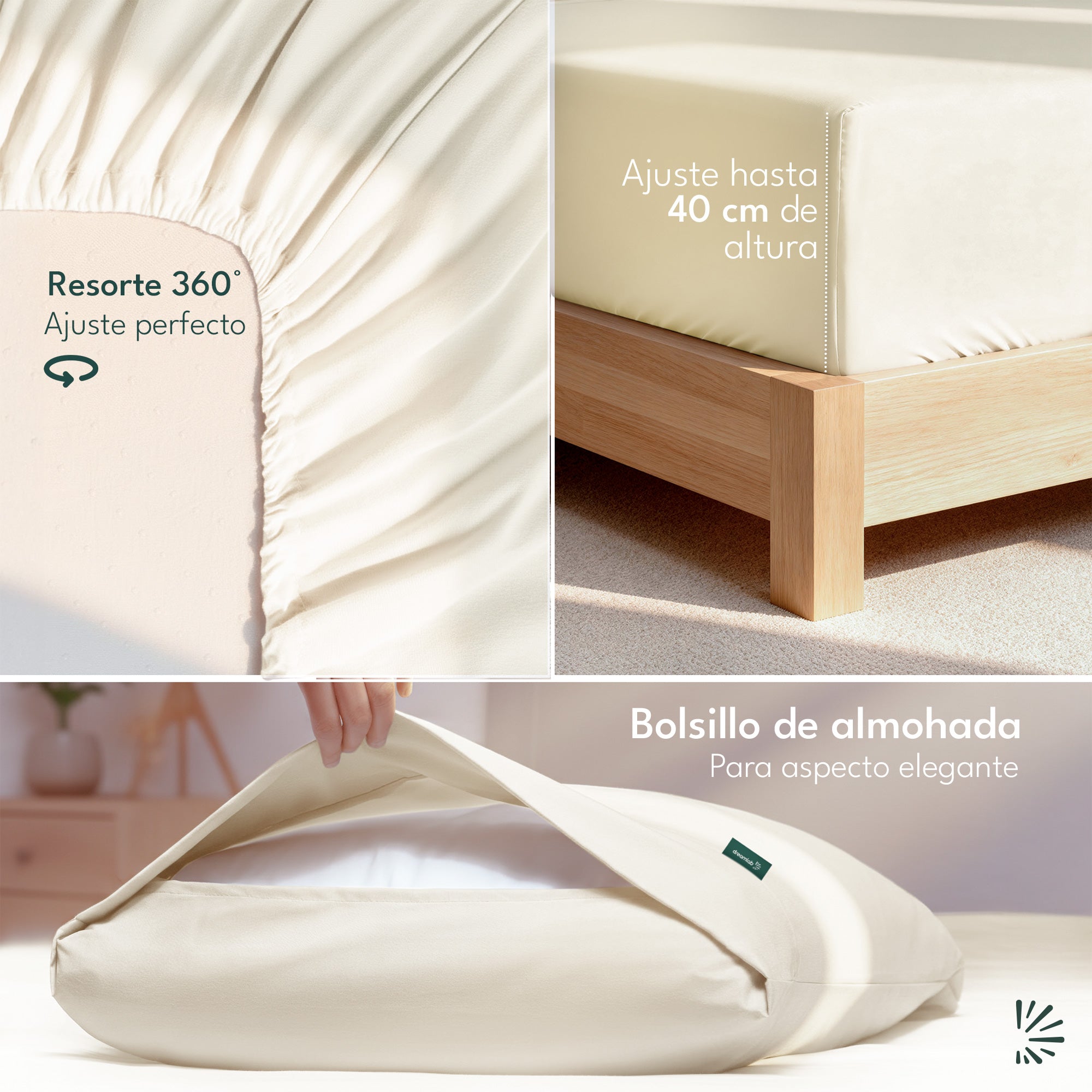 Juego de Sábanas Bambú con Microfibra