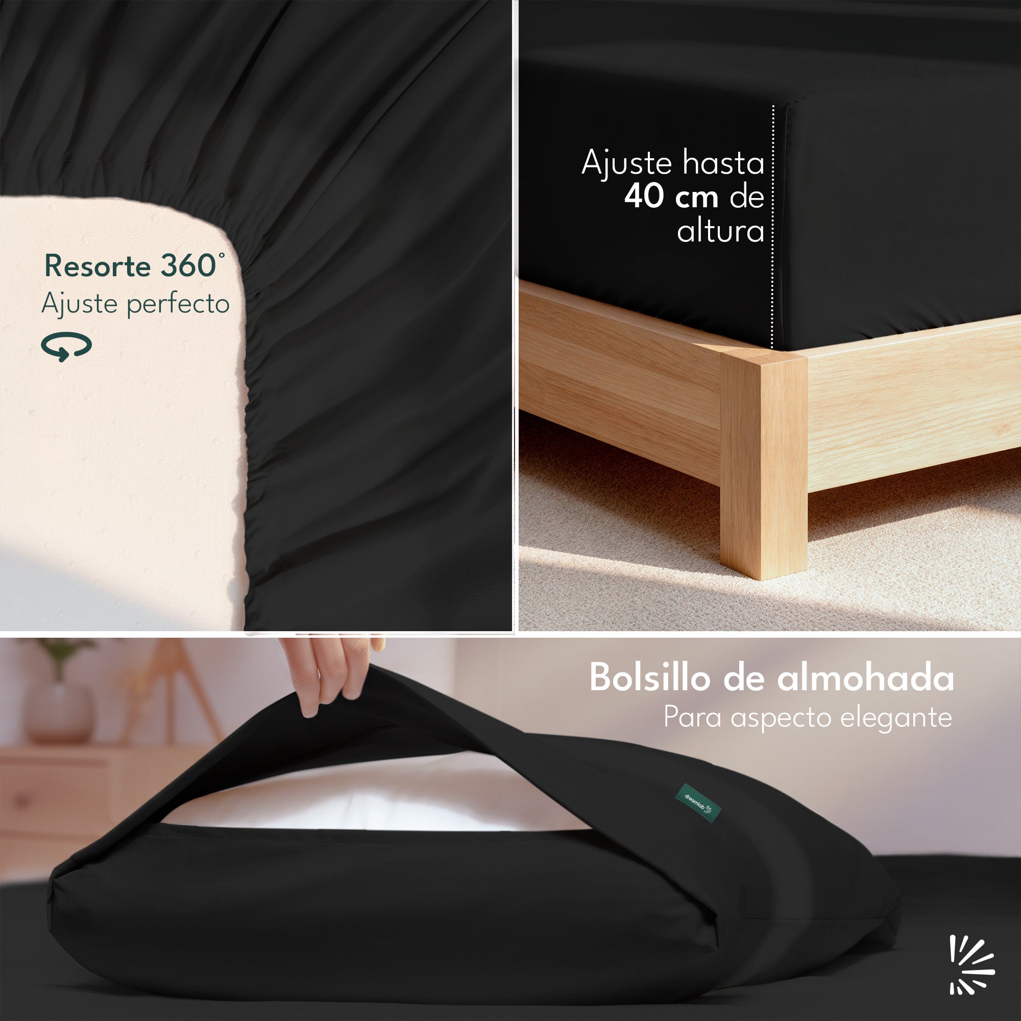 Juego de Sábanas Bambú con Microfibra