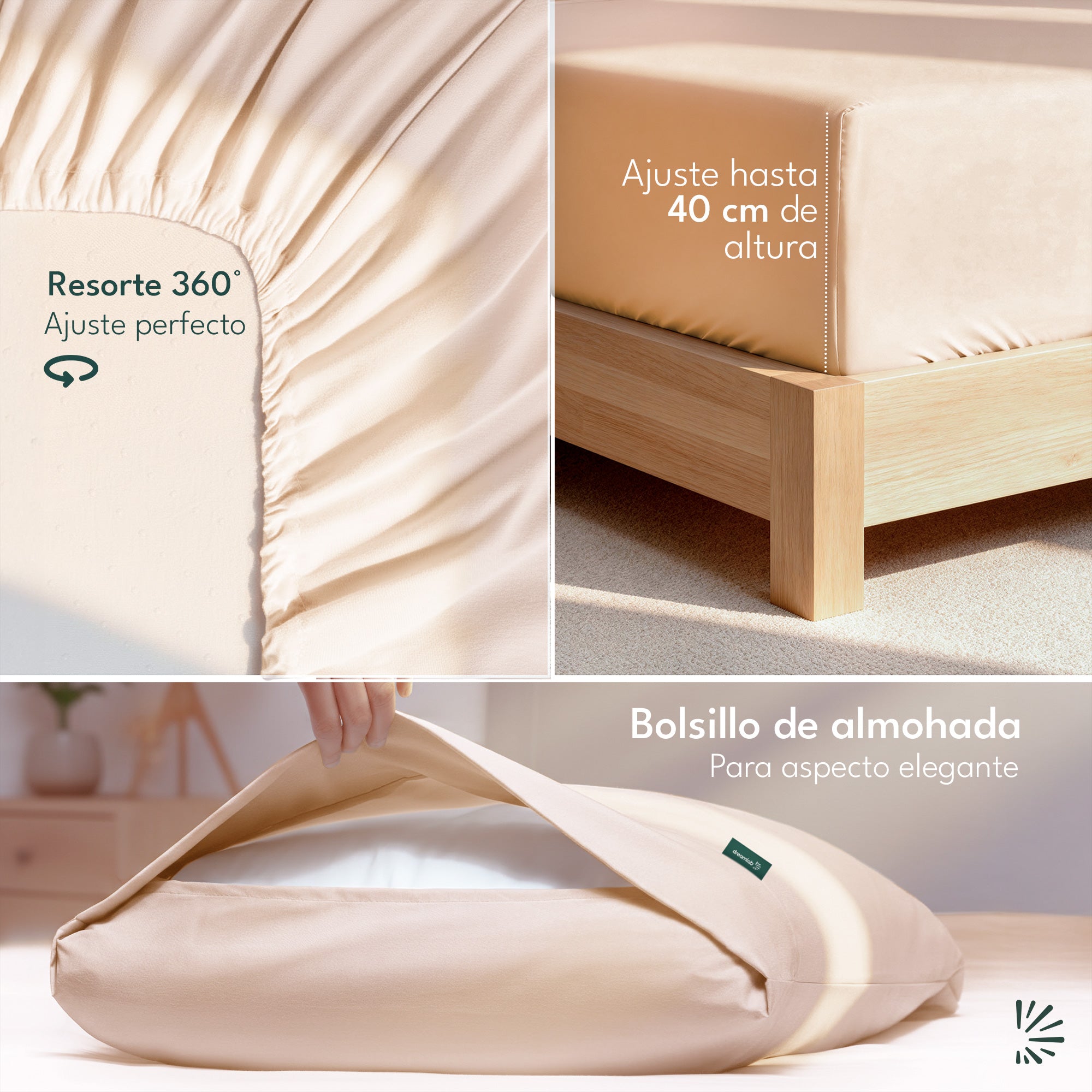 Juego de Sábanas Bambú con Microfibra