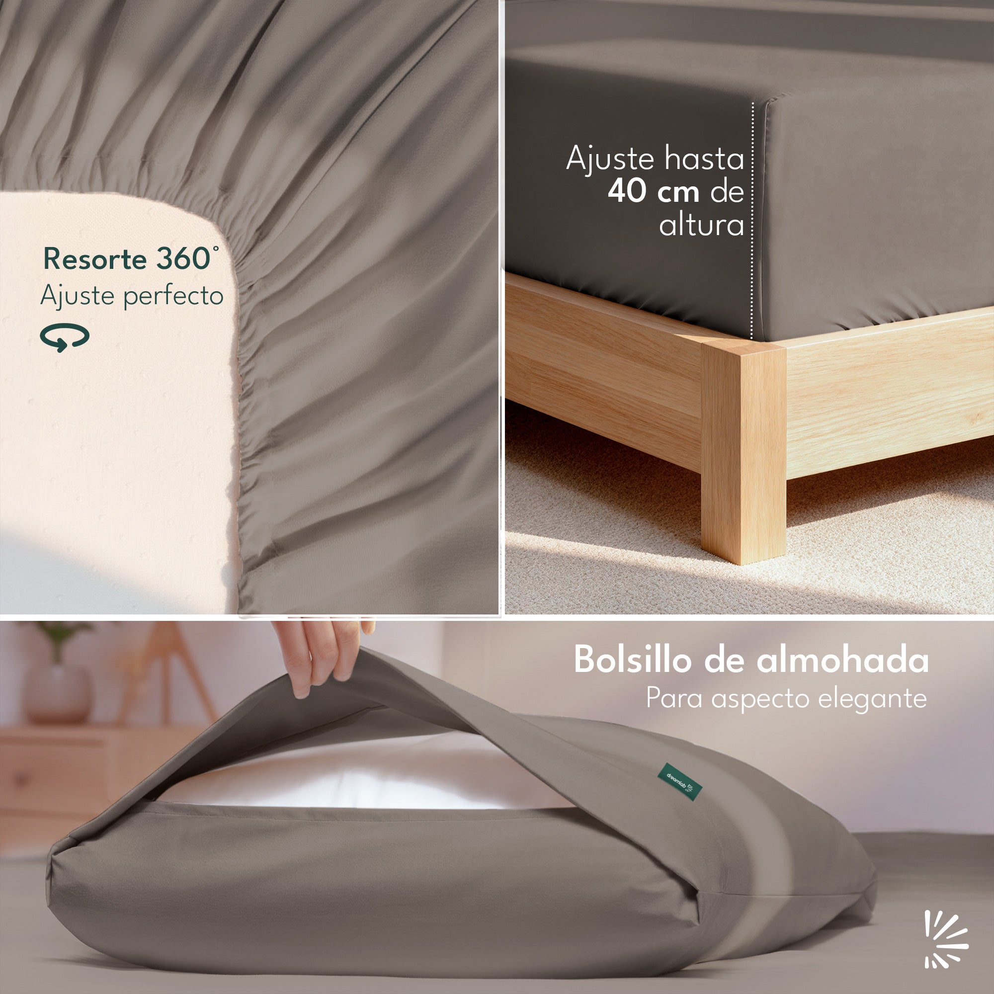 Juego de Sábanas Bambú con Microfibra