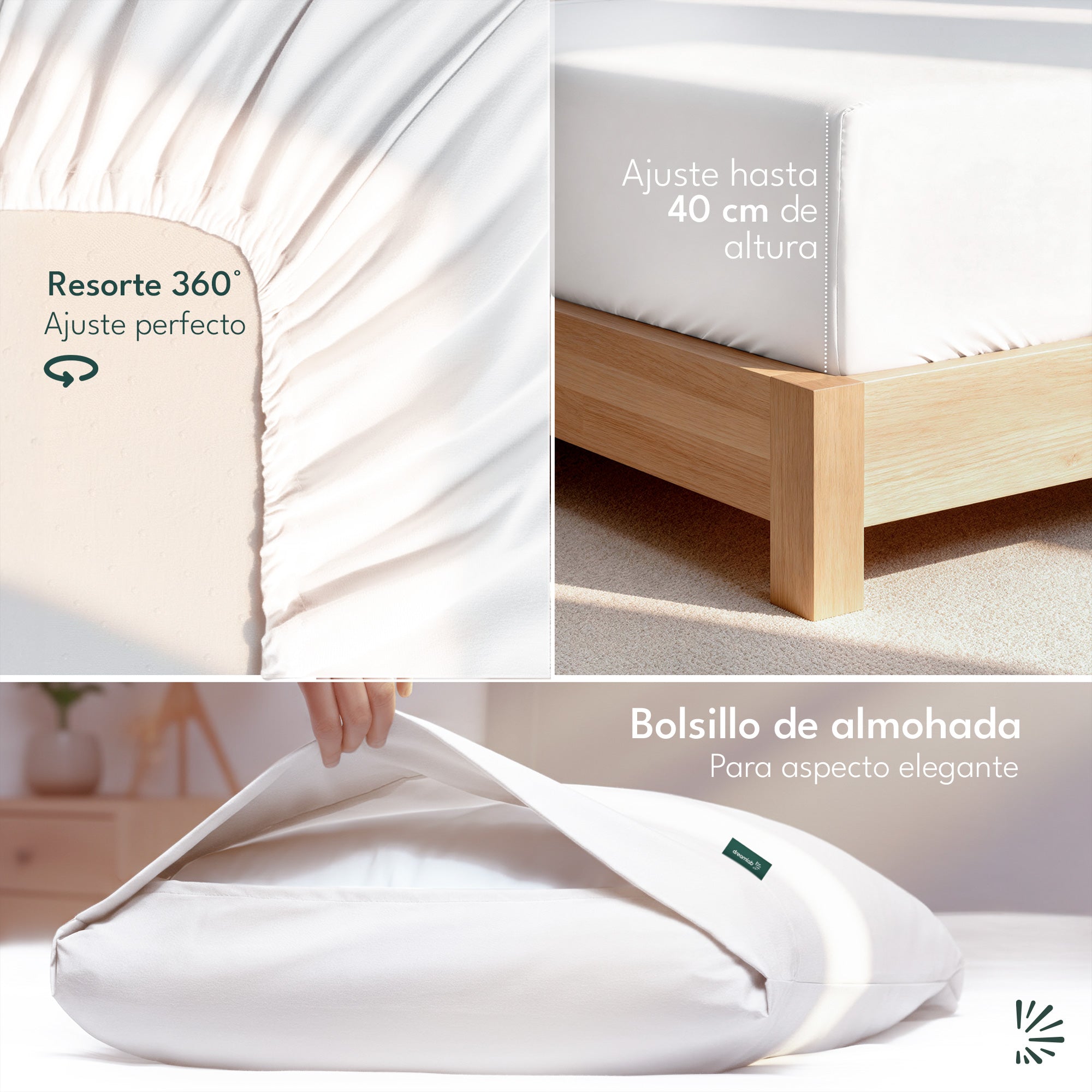 Juego de Sábanas Bambú con Microfibra